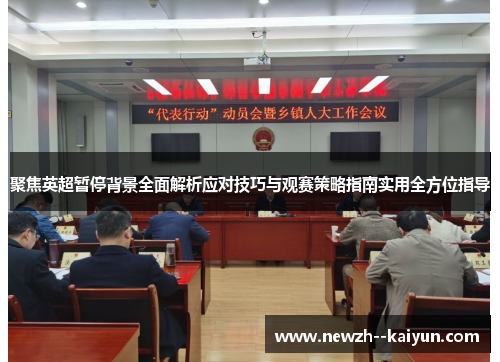 聚焦英超暂停背景全面解析应对技巧与观赛策略指南实用全方位指导